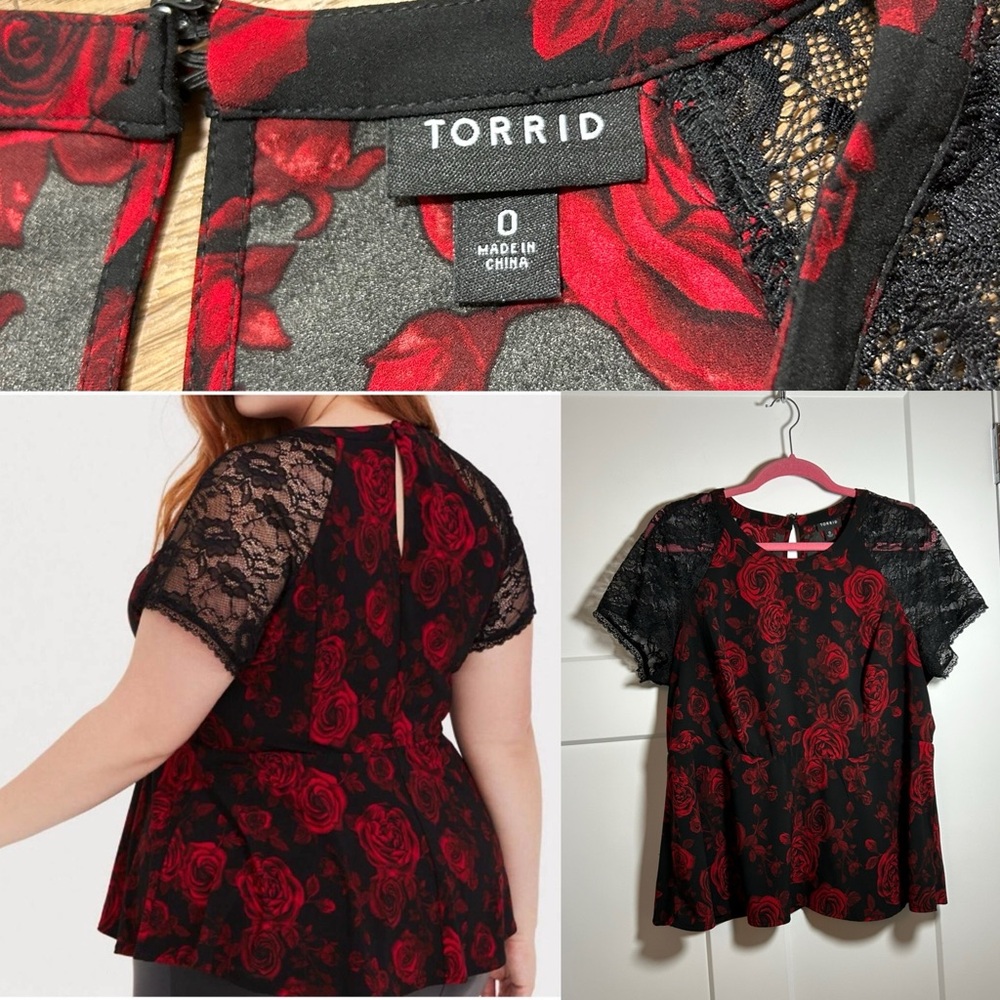 Torrid size 0 (large/XL) dress top